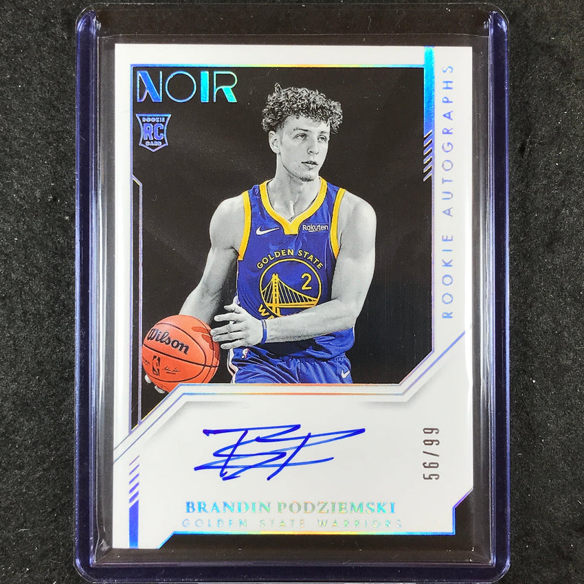 2023-24 Noir BRANDIN PODZIEMSKI Rookie Autographs Holo Silver 56/99