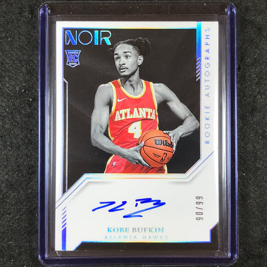 2023-24 Noir KOBE BUFKIN Rookie Autographs Holo Silver 90/99