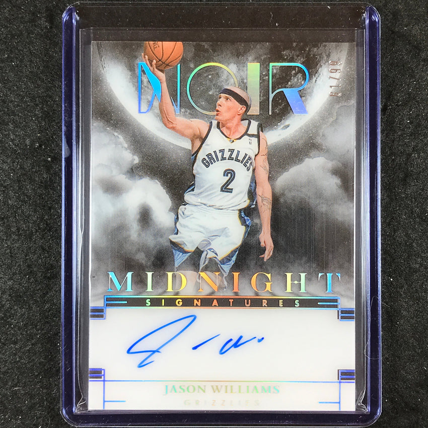 2023-24 Noir JASON WILLIAMS Midnight Signatures Holo Silver 61/99