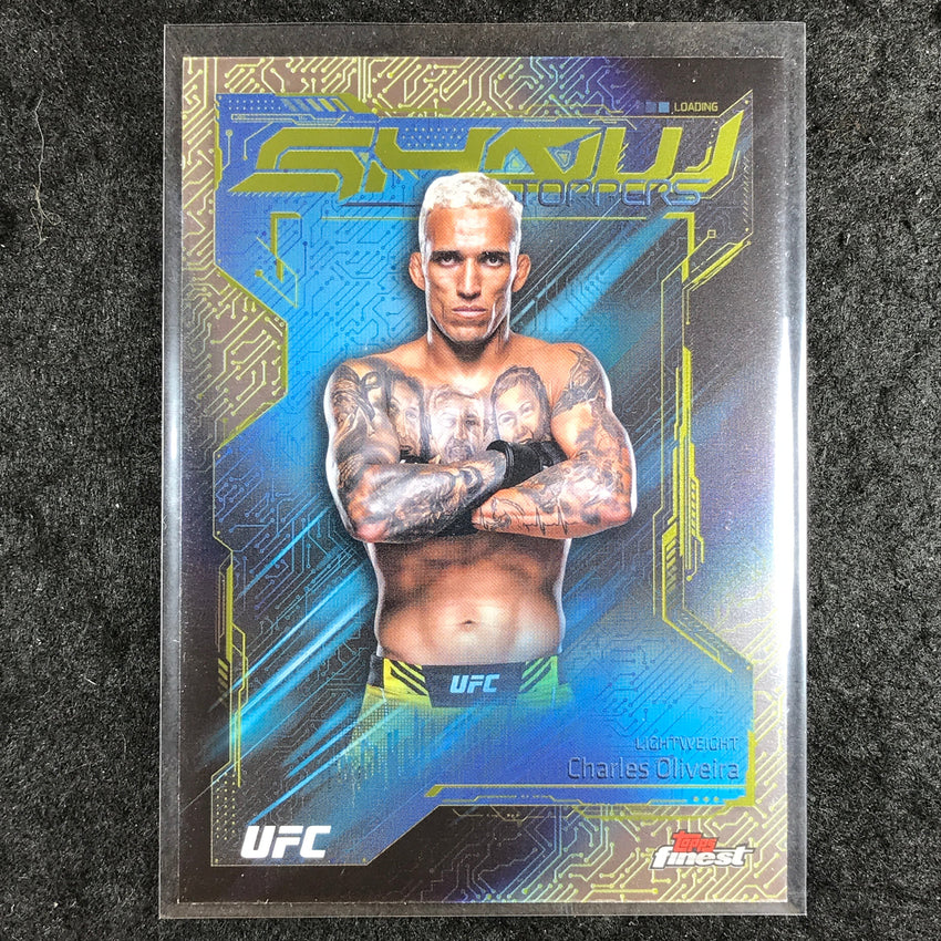 2025 Topps Finest UFC CHARLES OLIVEIRA Showstoppers Base #6