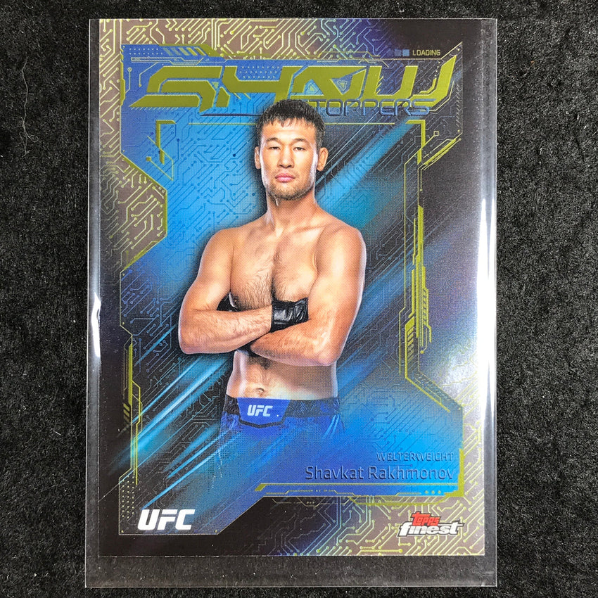 2025 Topps Finest UFC SHAVKAT RAKHMONOV Showstoppers Base #9