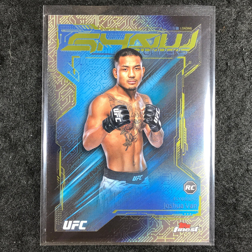 2025 Topps Finest UFC JOSHUA VAN Showstoppers Rookie Base #12