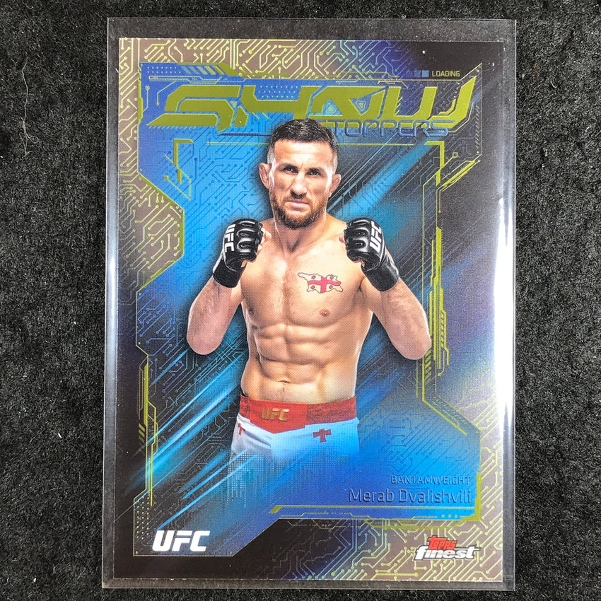 2025 Topps Finest UFC MERAB DVALISHVILI Showstoppers Base #13