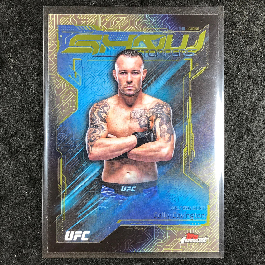 2025 Topps Finest UFC COLBY COVINGTON Showstoppers Base #17