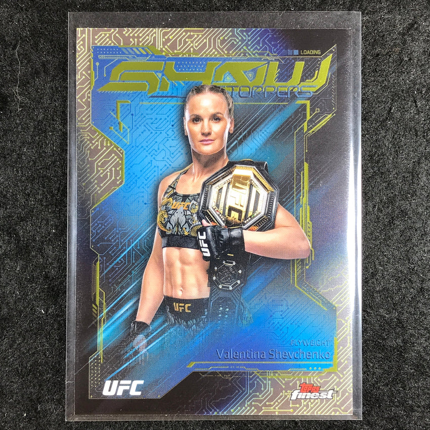 2025 Topps Finest UFC VALENTINA SHEVCHENKO Showstoppers Base #21