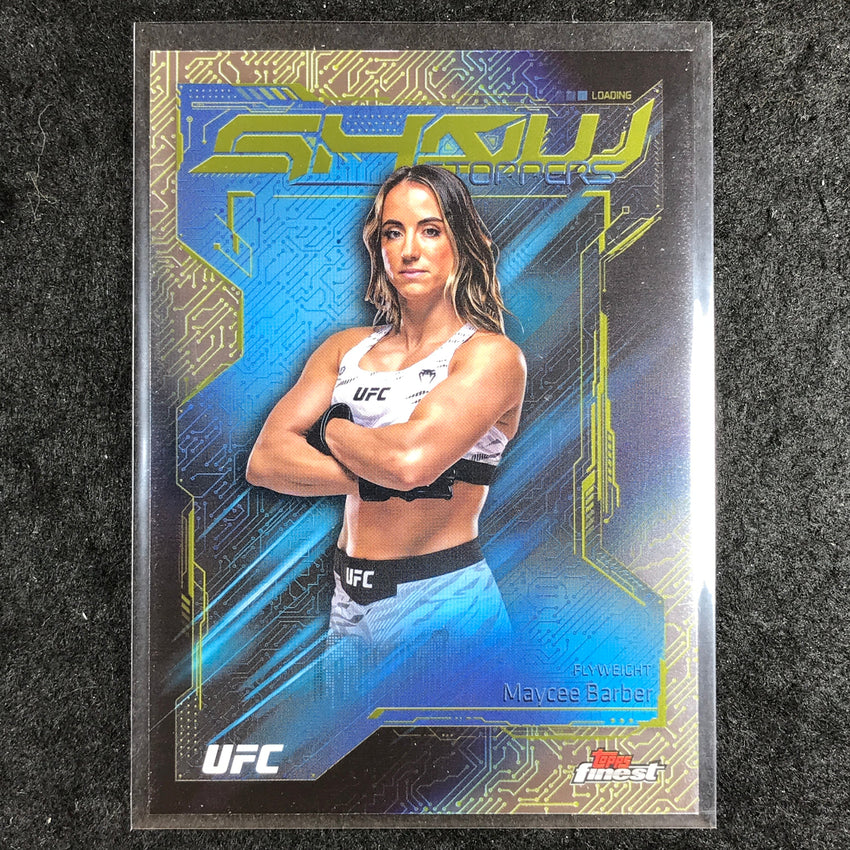 2025 Topps Finest UFC MAYCEE BARBER Showstoppers Base #22