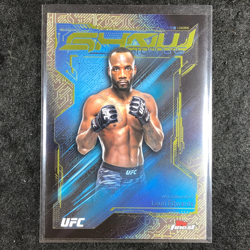 2025 Topps Finest UFC LEON EDWARDS Showstoppers Base #24