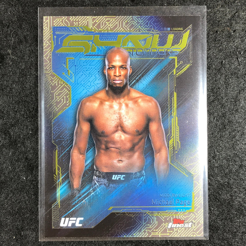 2025 Topps Finest UFC MICHAEL PAGE Showstoppers Base #25