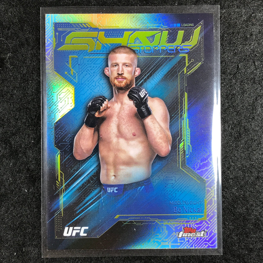 2025 Topps Finest UFC BO NICKAL Showstoppers Refractor #11