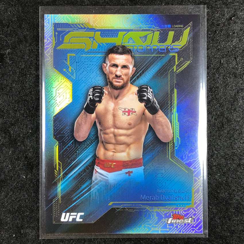 2025 Topps Finest UFC MERAB DVALISHVILI Showstoppers Refractor #13