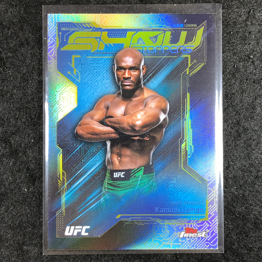 2025 Topps Finest UFC KAMARU USMAN Showstoppers Refractor #20