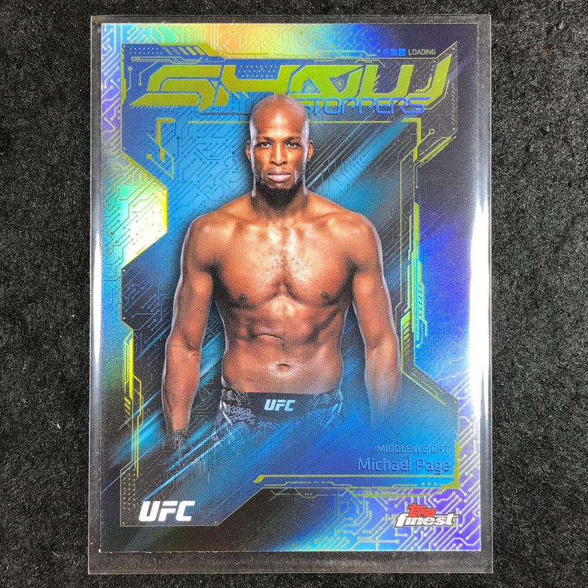2025 Topps Finest UFC MICHAEL PAGE Showstoppers Refractor #25