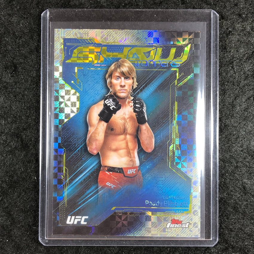2025 Topps Finest UFC PADDY PIMBLETT Showstoppers Checkerboard #1
