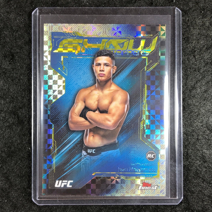 2025 Topps Finest UFC JEAN MATSUMOTO Showstoppers Rookie Checkerboard #14