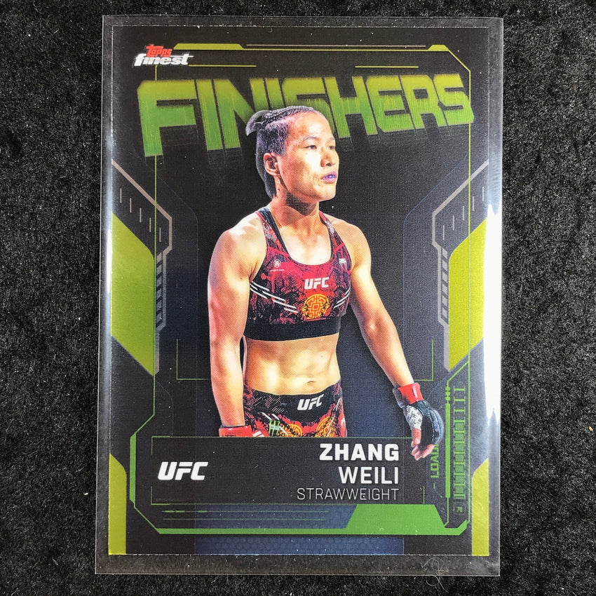2025 Topps Finest UFC ZHANG WEILI Finishers Base #19