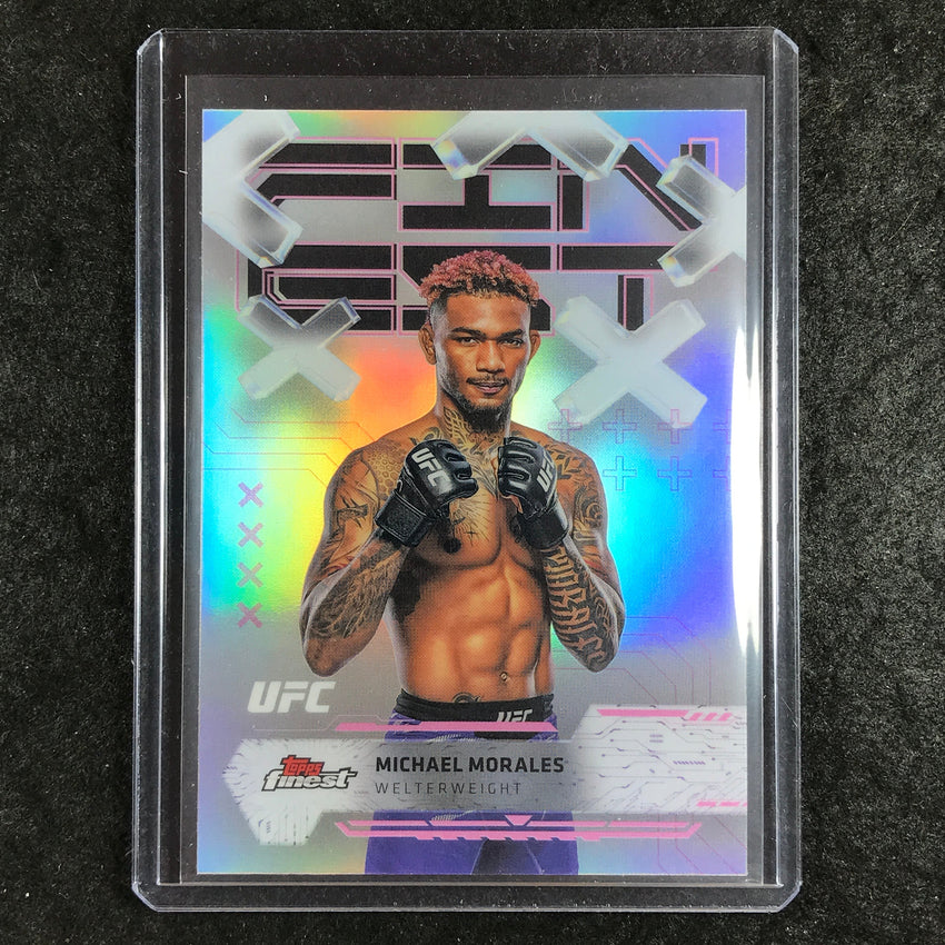 2025 Topps Finest UFC MICHAEL MORALES Common Refractor #6