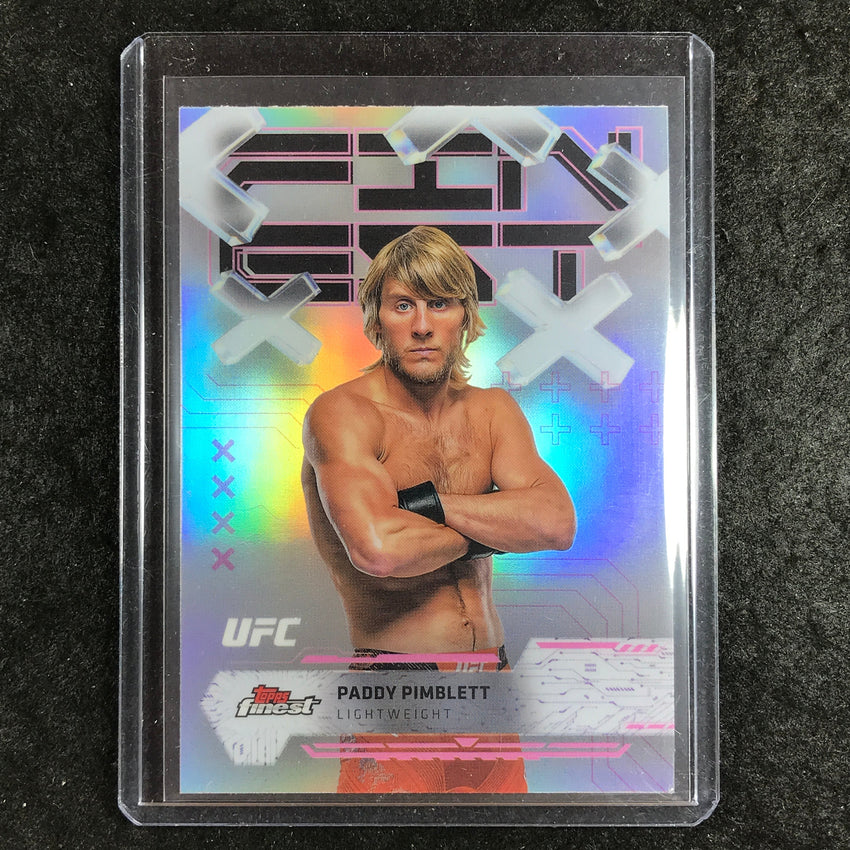 2025 Topps Finest UFC PADDY PIMBLETT Common Refractor #10