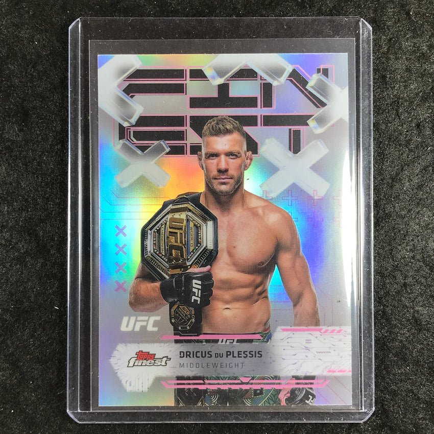 2025 Topps Finest UFC DRICUS DU PLESSIS Common Refractor #14