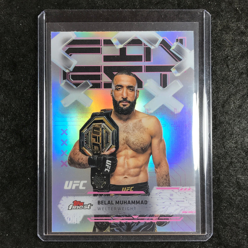 2025 Topps Finest UFC BELAL MUHAMMAD Common Refractor #26