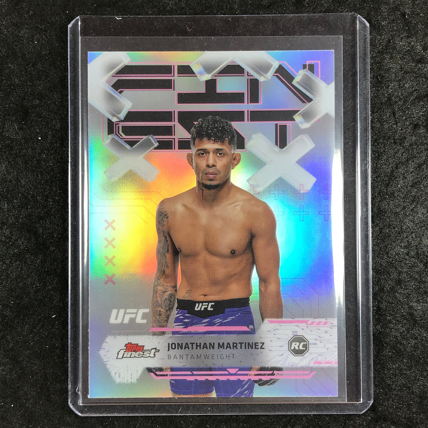 2025 Topps Finest UFC JONATHAN MARTINEZ Rookie Common Refractor #51