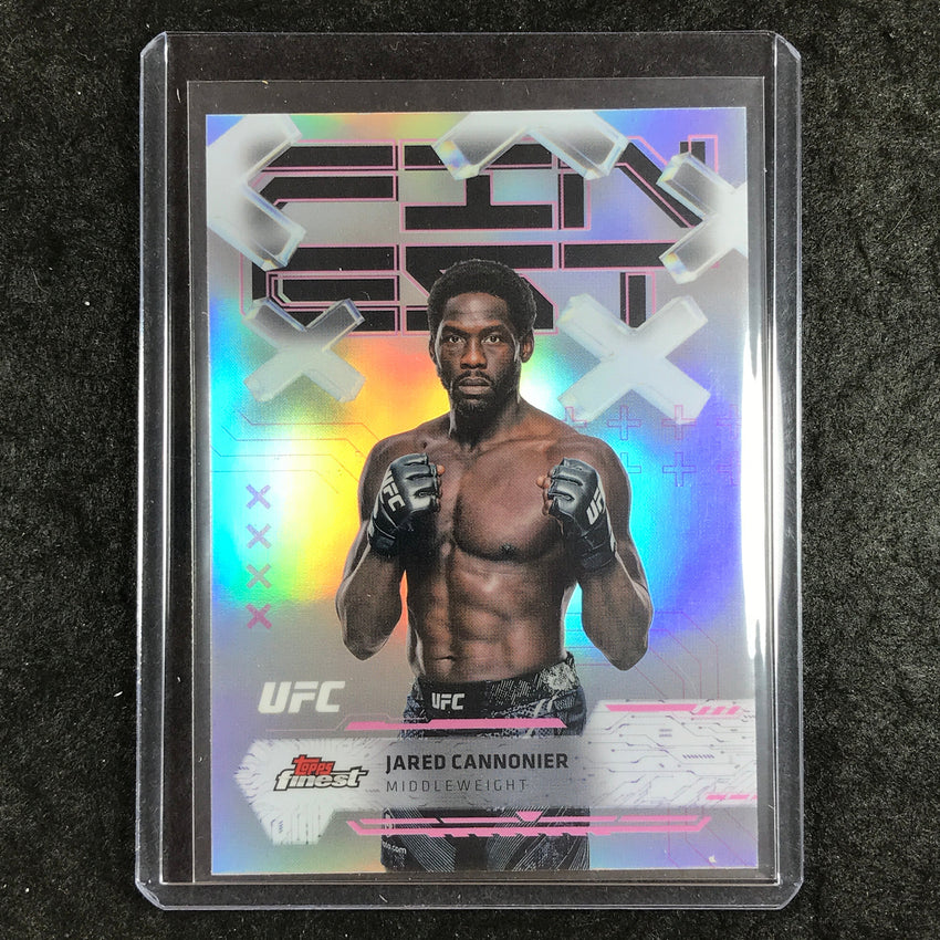 2025 Topps Finest UFC JARED CANNONIER Common Refractor #61