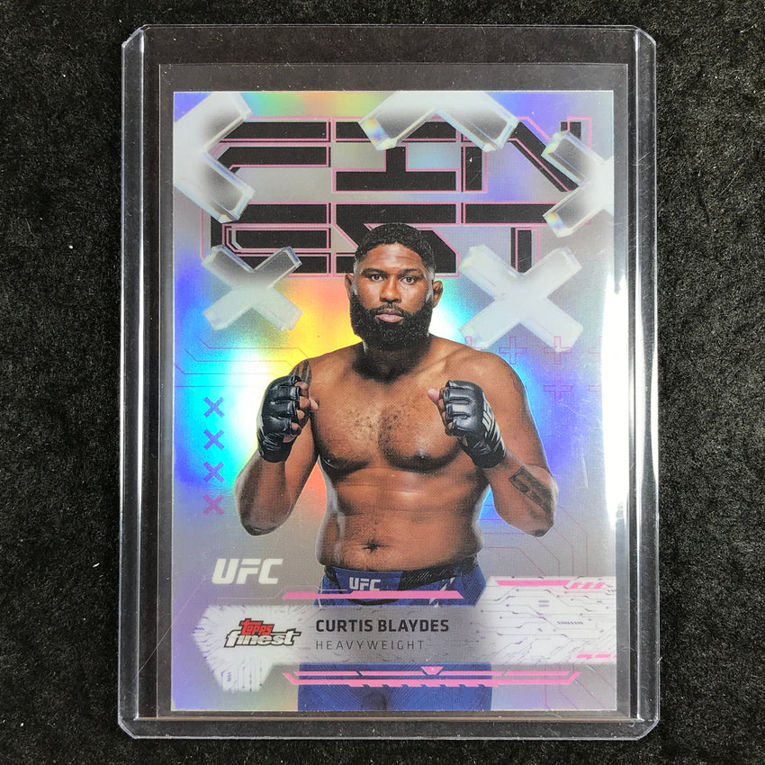 2025 Topps Finest UFC CURTIS BLAYDES Common Refractor #65