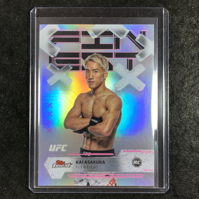 2025 Topps Finest UFC KAI ASAKURA Rookie Common Refractor #75