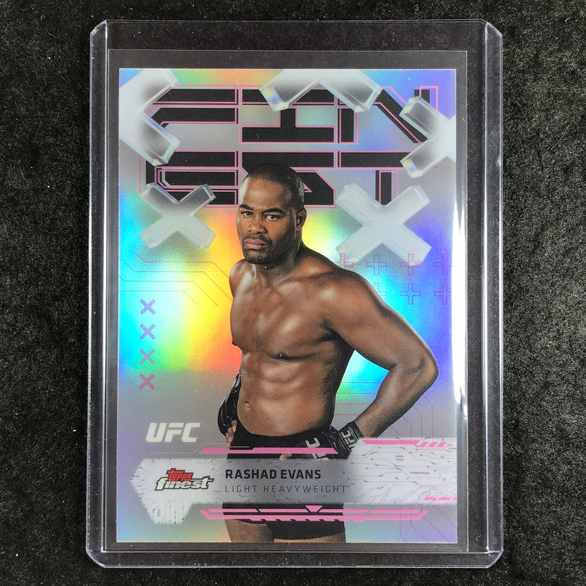 2025 Topps Finest UFC RASHAD EVANS Common Refractor #86