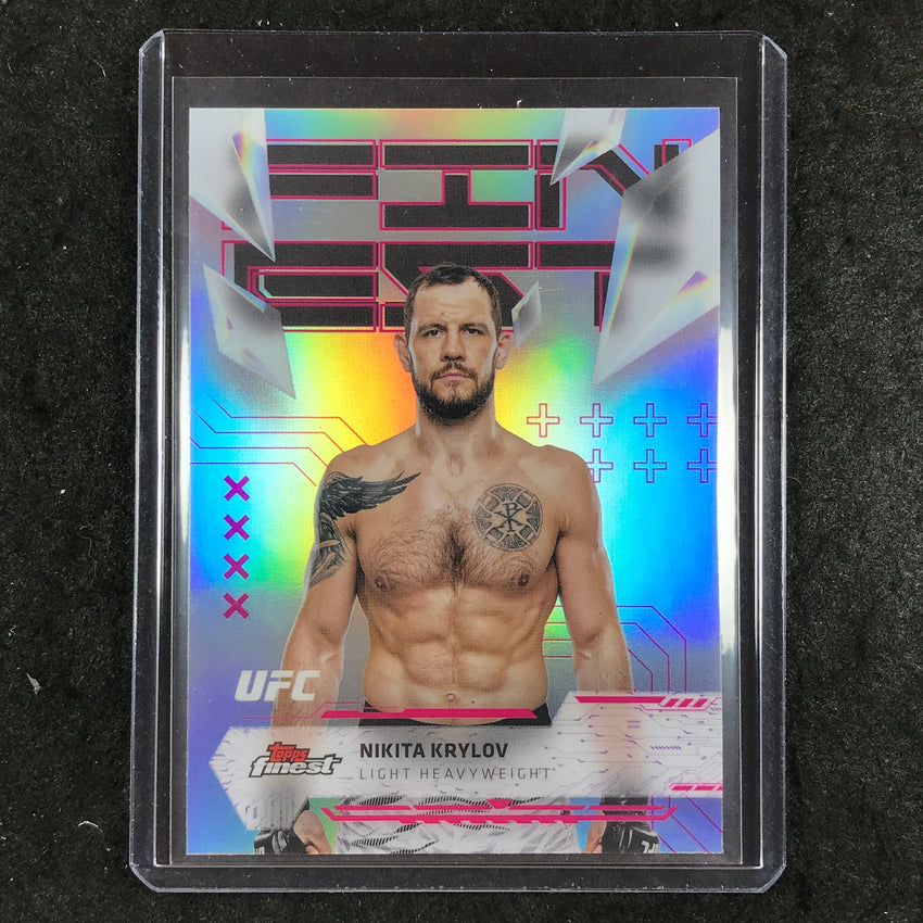 2025 Topps Finest UFC NIKITA KRYLOV Uncommon Refractor #135