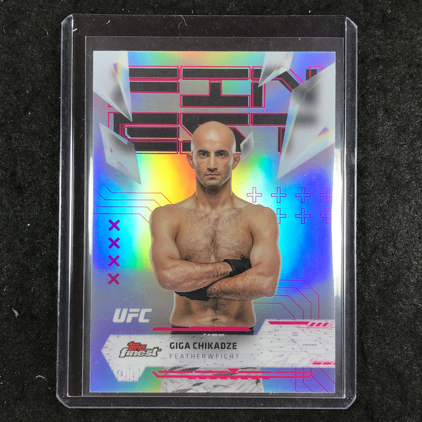 2025 Topps Finest UFC GIGA CHIKADZE Uncommon Refractor #163
