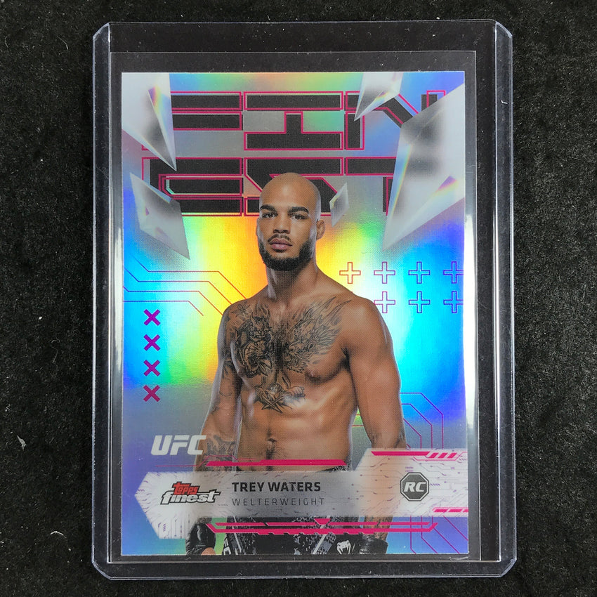 2025 Topps Finest UFC TREY WATERS Rookie Uncommon Refractor #176