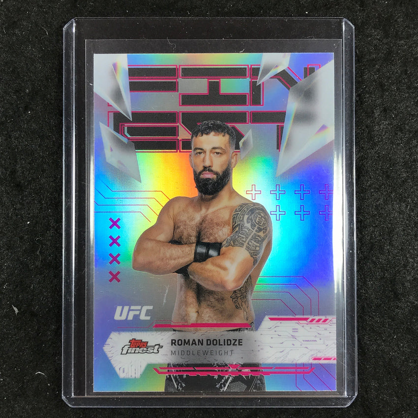 2025 Topps Finest UFC ROMAN DOLIDZE Uncommon Refractor #180