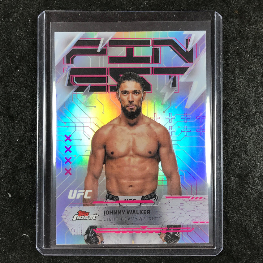 2025 Topps Finest UFC JOHNNY WALKER Rare Refractor #221