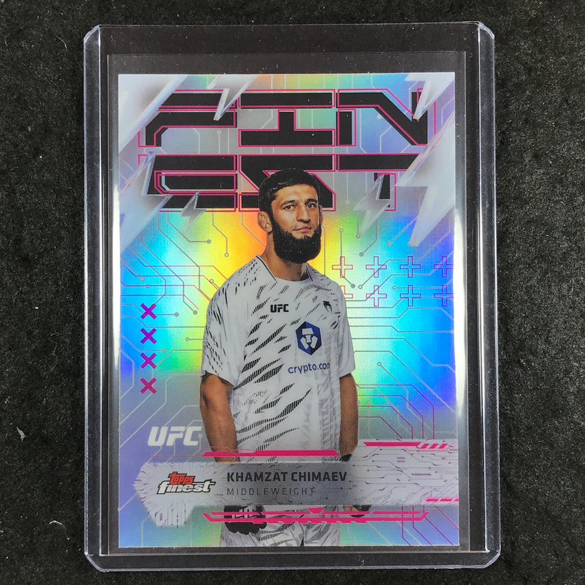 2025 Topps Finest UFC KHAMZAT CHIMAEV Rare Refractor #260