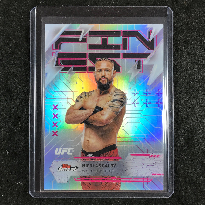 2025 Topps Finest UFC NICOLAS DALBY Rare Refractor #265