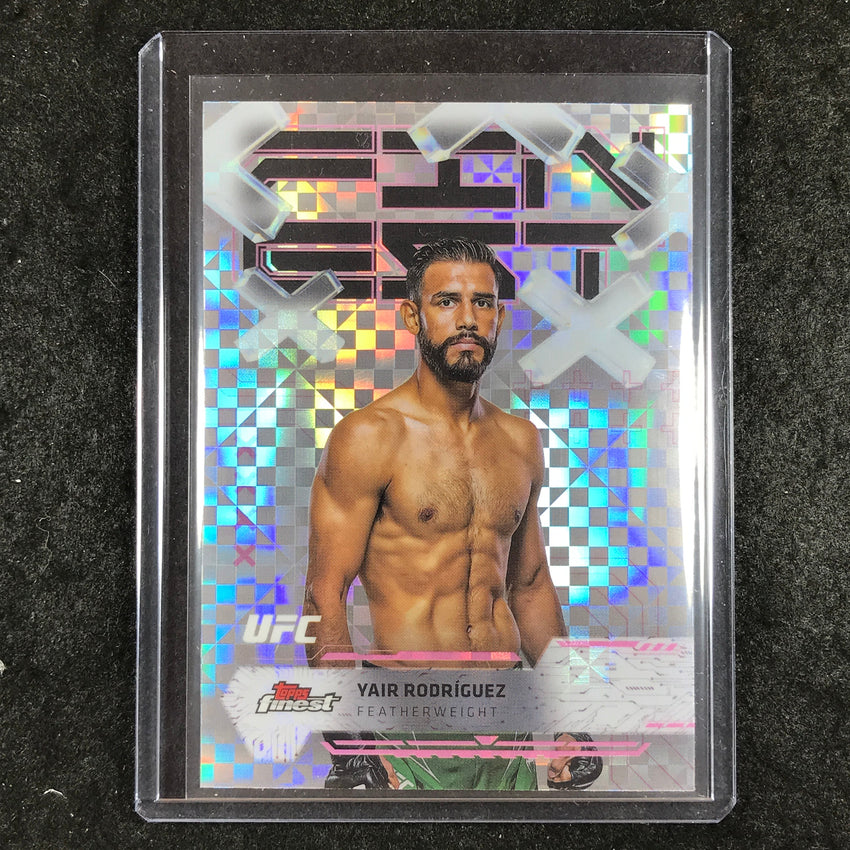 2025 Topps Finest UFC YAIR RODRIGUEZ Common Checkerboard #34