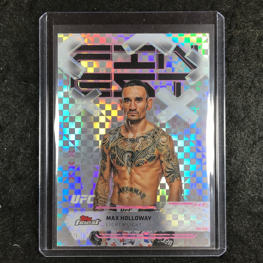 2025 Topps Finest UFC MAX HOLLOWAY Common Checkerboard #45