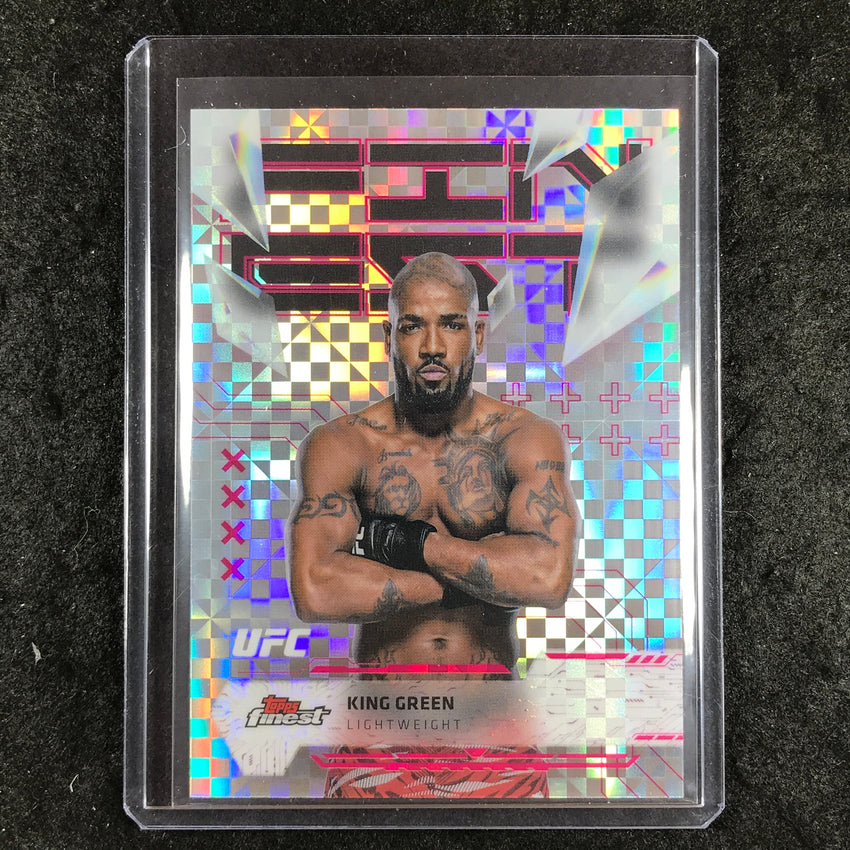 2025 Topps Finest UFC KING GREEN Uncommon Checkerboard #149