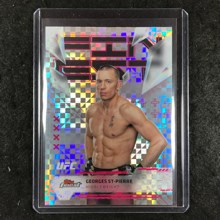 2025 Topps Finest UFC GEORGES ST-PIERRE Uncommon Checkerboard #185