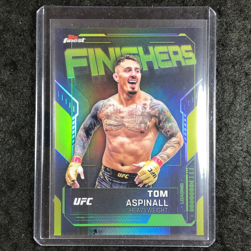 2025 Topps Finest UFC TOM ASPINALL Finishers Refractor #8