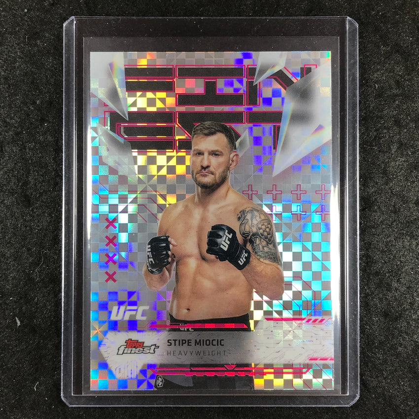 2025 Topps Finest UFC STIPE MIOCIC Uncommon Checkerboard #192