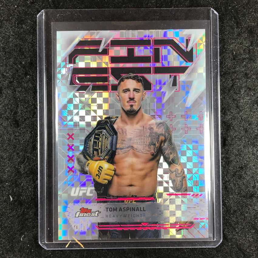 2025 Topps Finest UFC TOM ASPINALL Rare Checkerboard #218