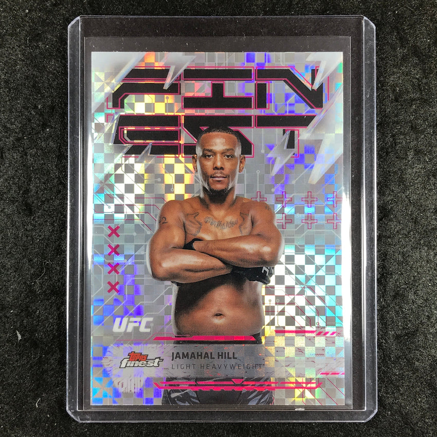 2025 Topps Finest UFC JAMAHAL HILL Rare Checkerboard #227