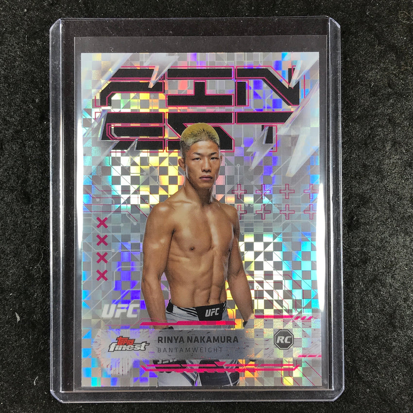 2025 Topps Finest UFC RINYA NAKAMURA Rookie Rare Checkerboard #279