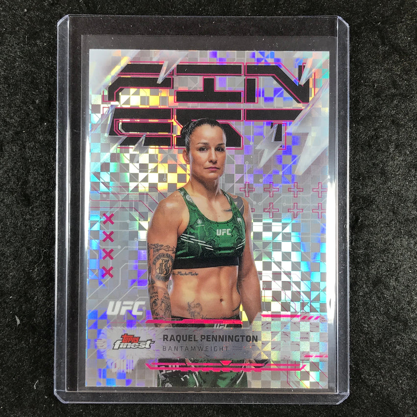 2025 Topps Finest UFC RAQUEL PENNINGTON Rare Checkerboard #282