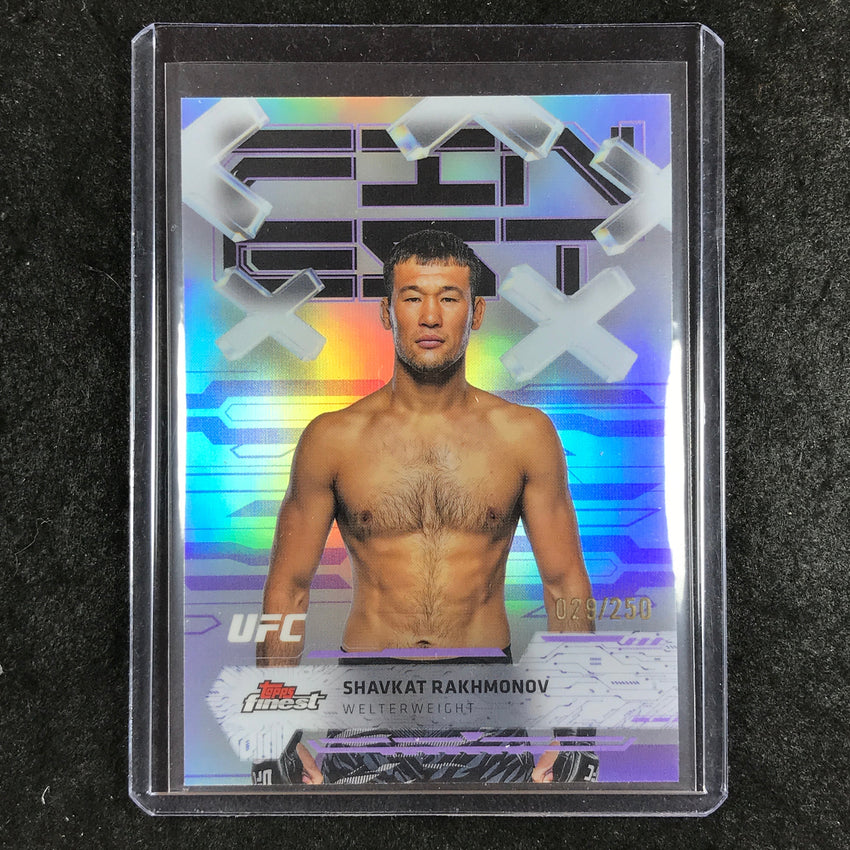2025 Topps Finest UFC SHAVKAT RAKHMONOV Common Purple 29/250 #3