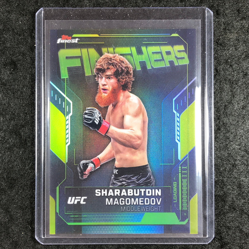 2025 Topps Finest UFC SHARABUTDIN MAGOMEDOV Finishers Refractor #11