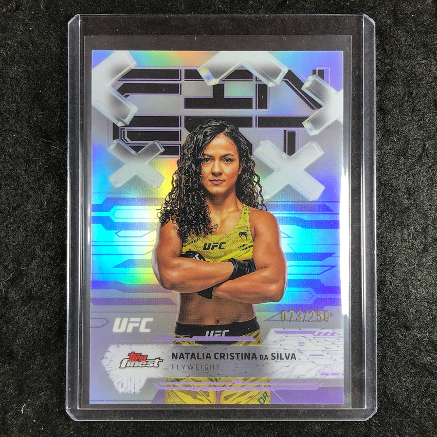 2025 Topps Finest UFC NATALIA CRISTINA DA SILVA Common Purple 73/250 #38