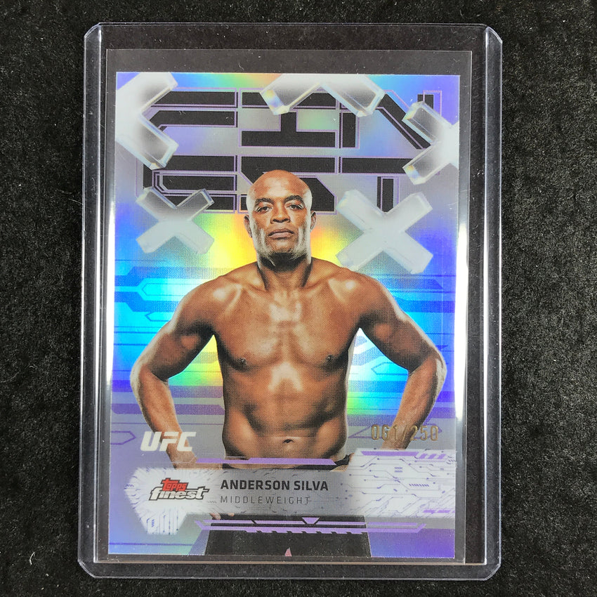 2025 Topps Finest UFC ANDERSON SILVA Common Purple 61/250 #59