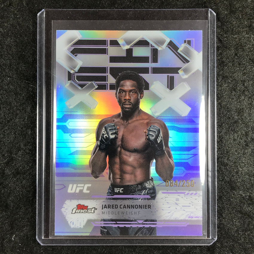 2025 Topps Finest UFC JARED CANNONIER Common Purple 84/250 #61
